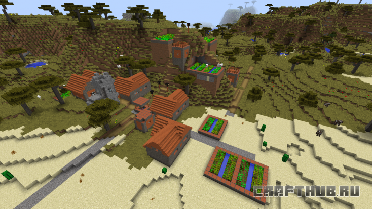 Как увеличить деревню в minecraft. Как сделать в майнкрафте деревню